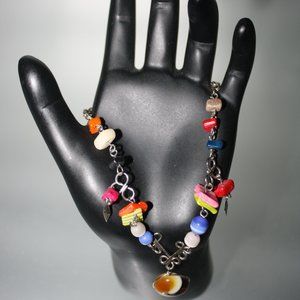 Multi-color Bead & Gemstone Bracelet